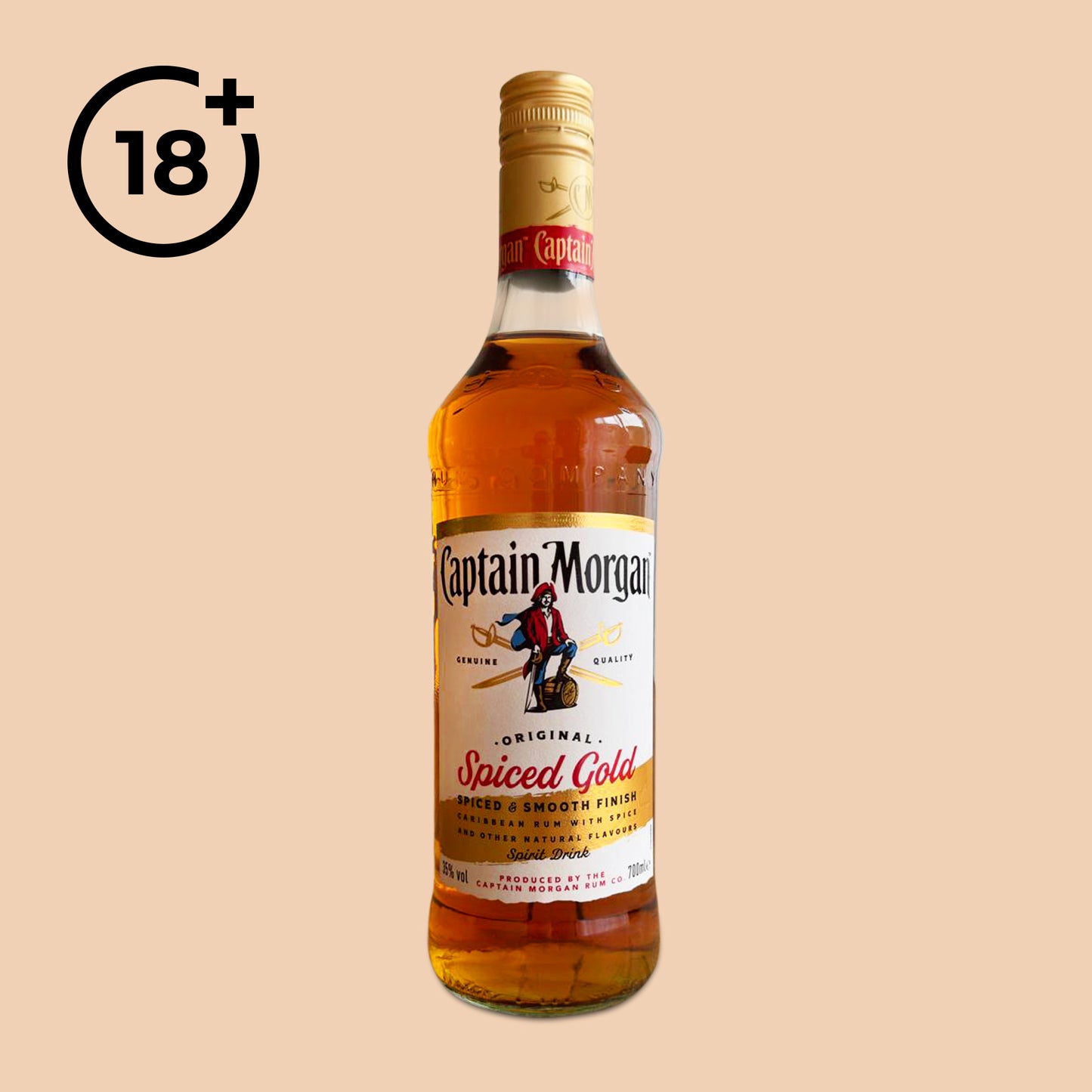 Captain Morgan Spiced Gold 0.7l 35%