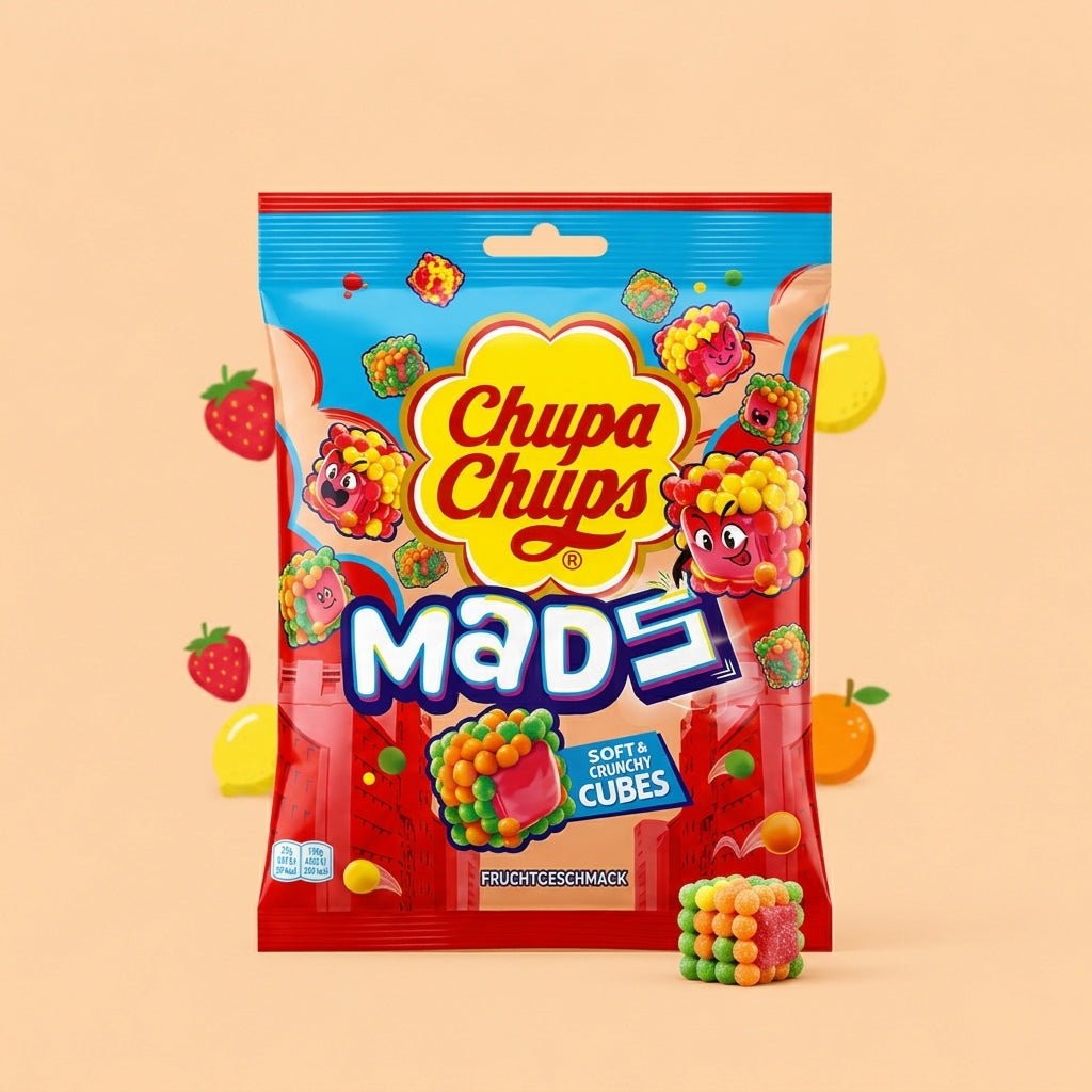 Chupa Chups Mads Fruits (115g)