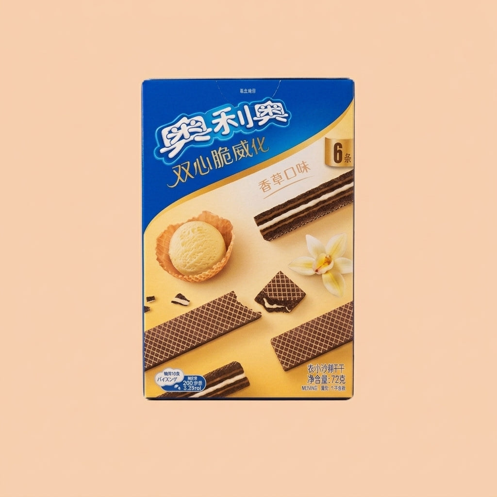 Oreo Wafer Biscuits Vanilla 72g